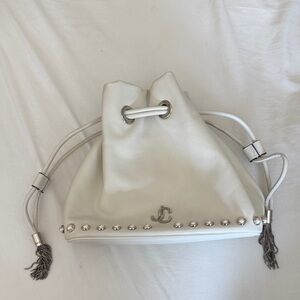 Jimmy Choi White Bucket Bag